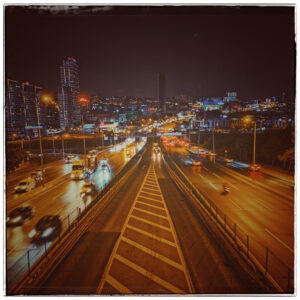 Istanbul_2022_Bridge_Night. Стамбул. Мост ночной.