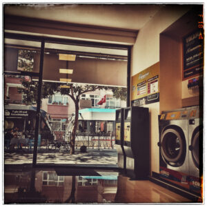 Self-service laundry. Istanbul/